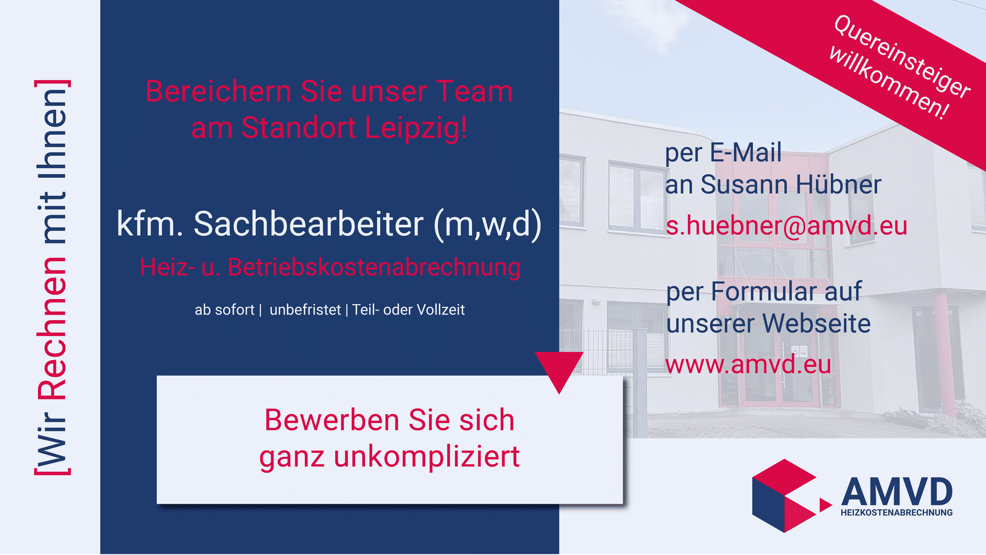 kfm. Sachbarbearbeiter gesucht